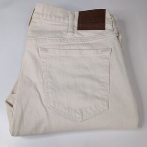 Abercrombie & Fitch Vtg Stretch 90s Slim Jeans White 36x32‎ NWT